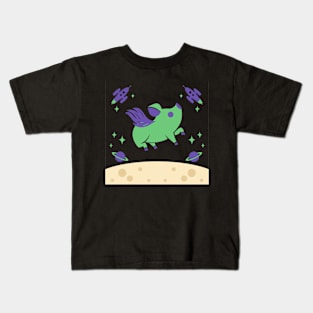 Pigs over a moon Kids T-Shirt